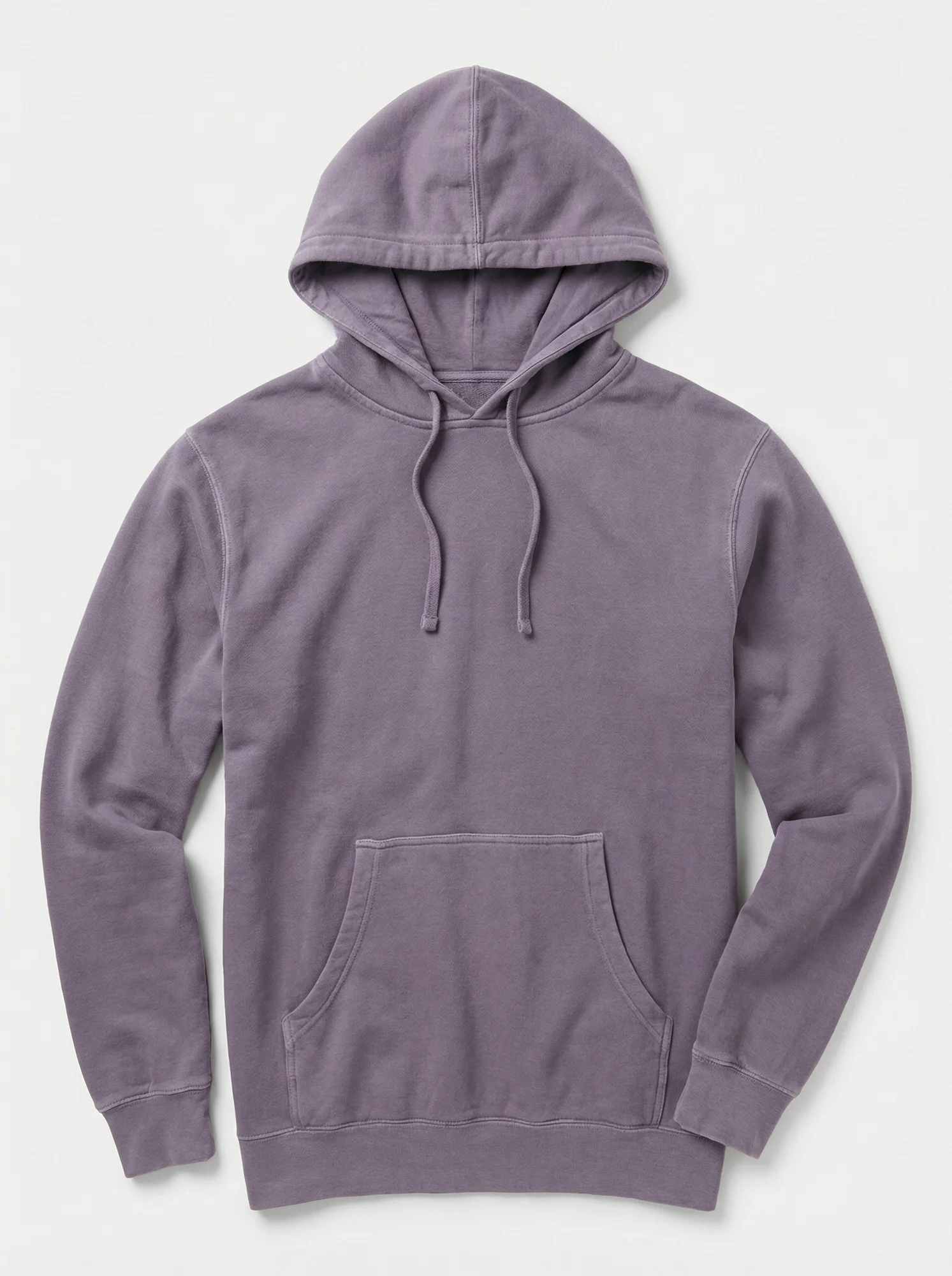 Premium Plum Pigment Dyed Hoodie