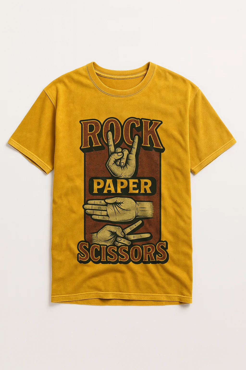 Rock Paper Scissors Vintage T-Shirt
