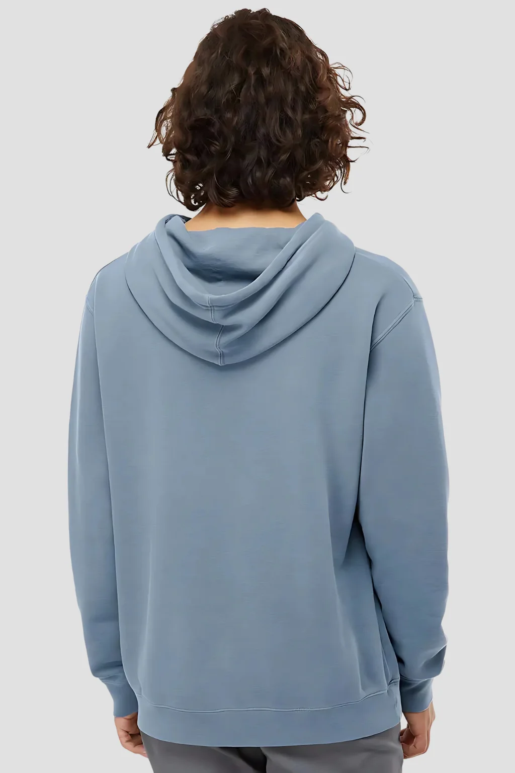 Premium Slate Blue Pigment Dyed Hoodie