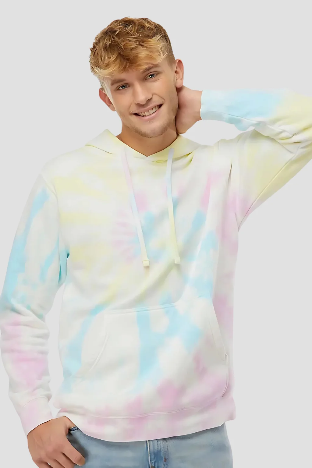 Sunset Swirl Tie-Dye Hoodie