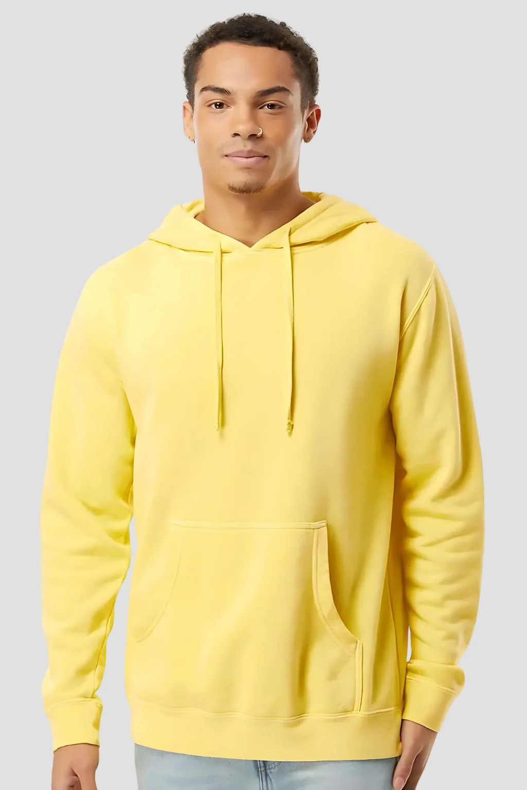 Premium Yellow Pigment Dyed Hoodie