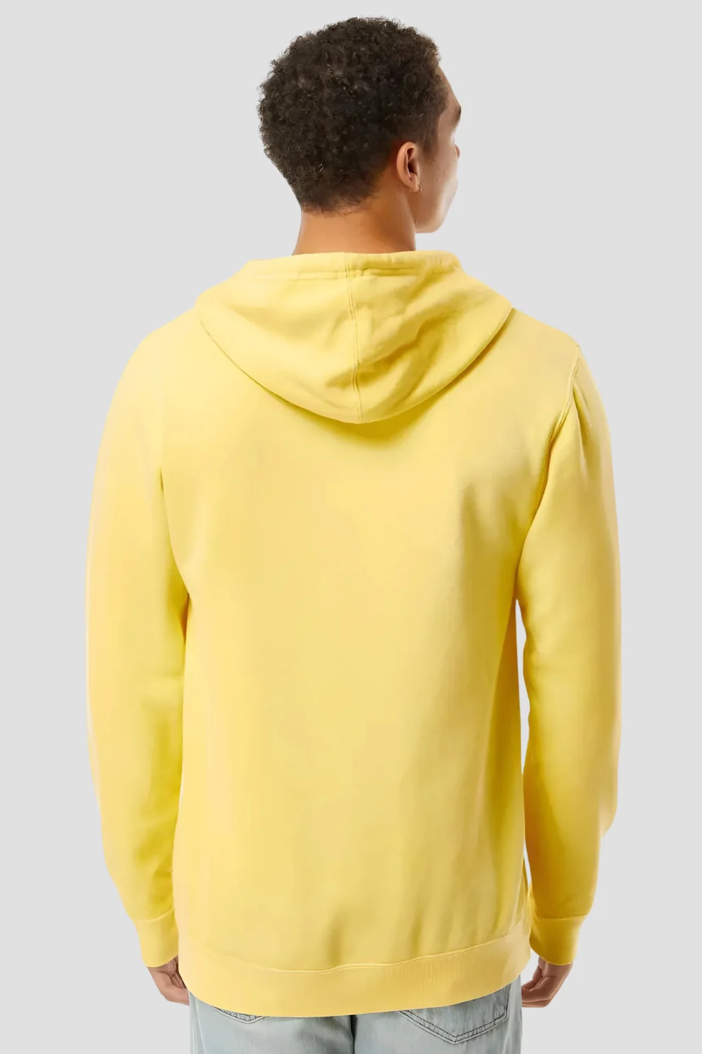 Premium Yellow Pigment Dyed Hoodie