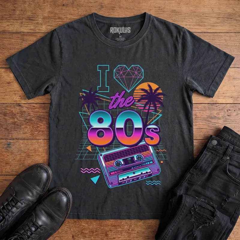 I Love The 80s Vintage Graphic T-Shirt